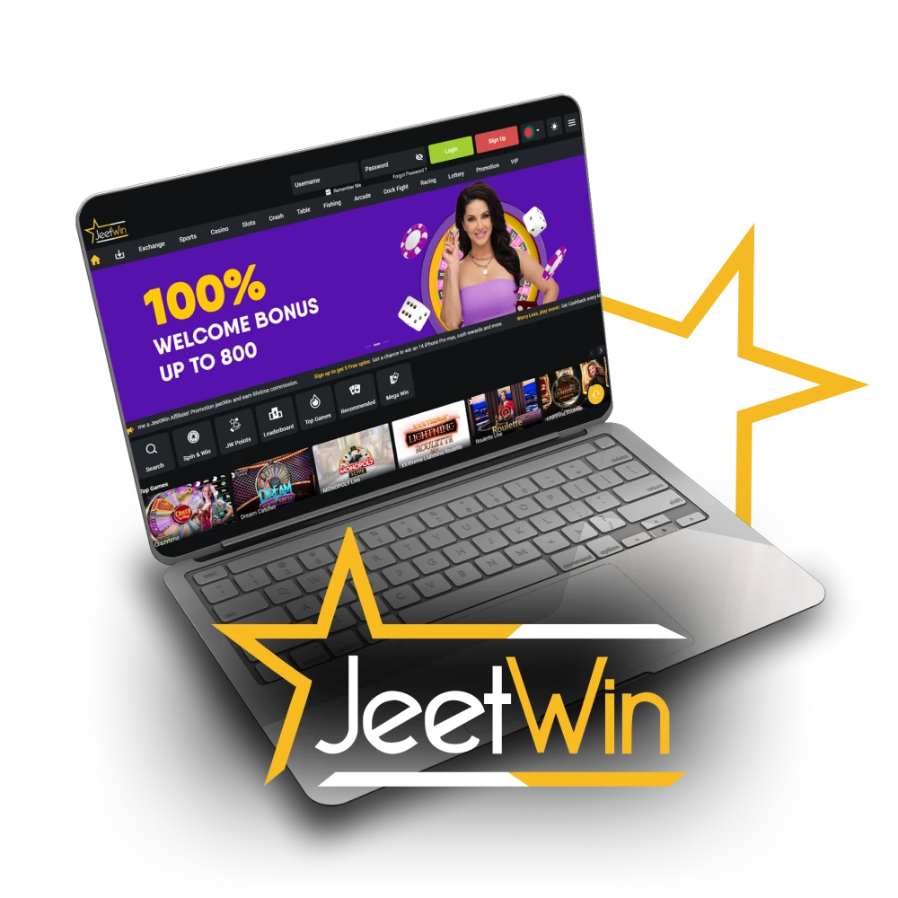 Play games and place bets on Jeetwin.