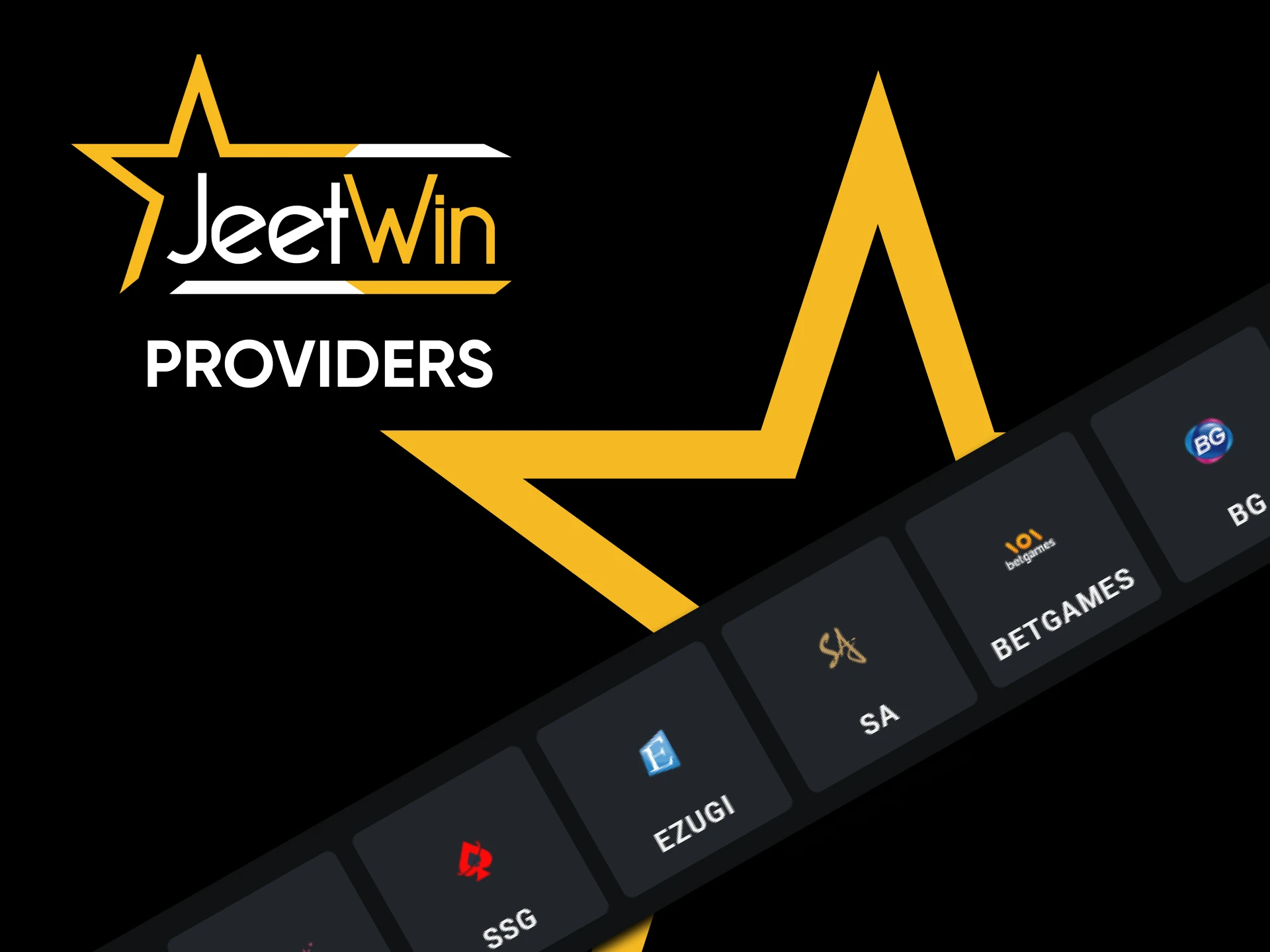 We will tell you what providers are available for casinos on Jeetwin.