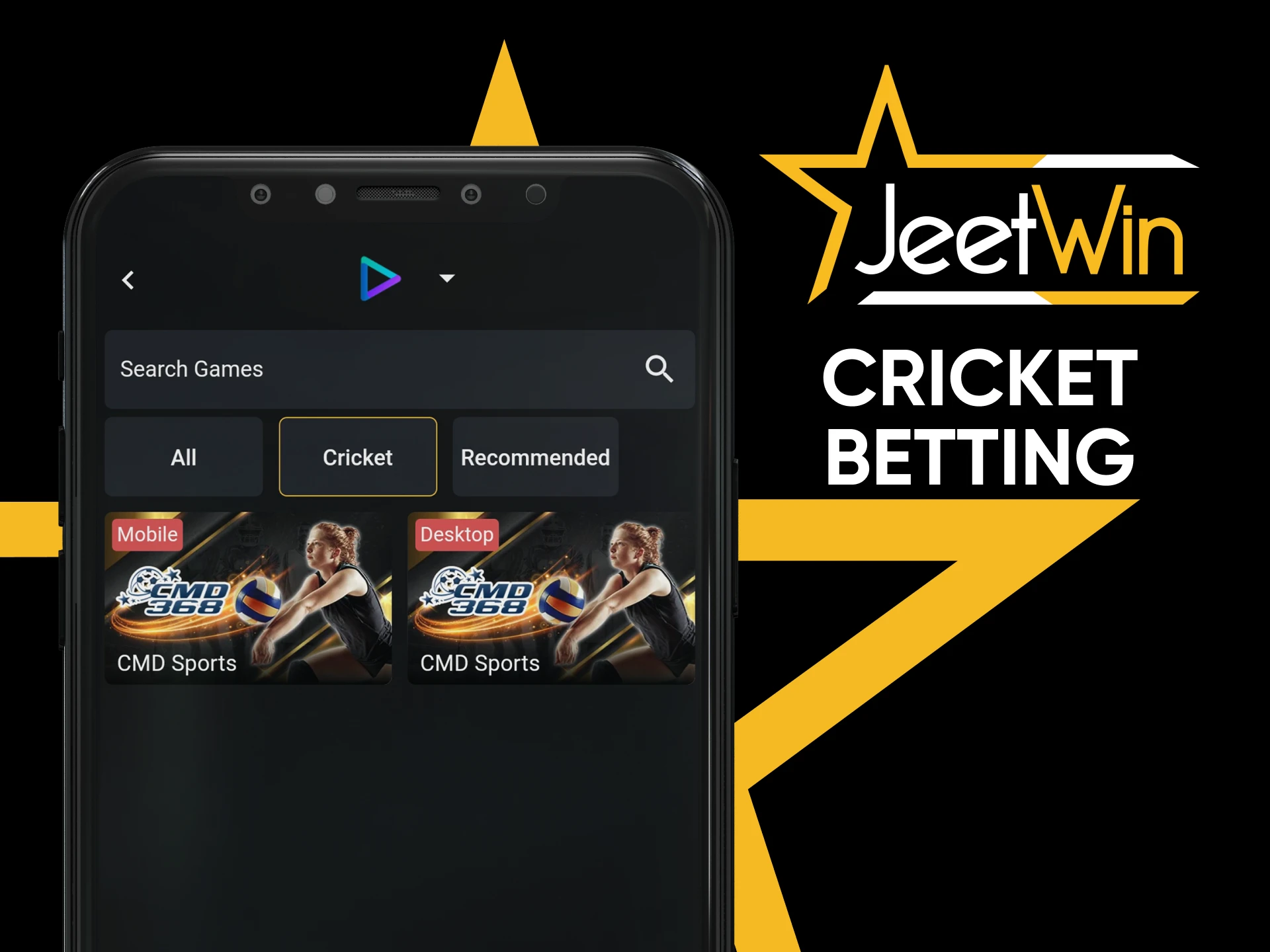 Place your cricket bets on the Jeetwin app.