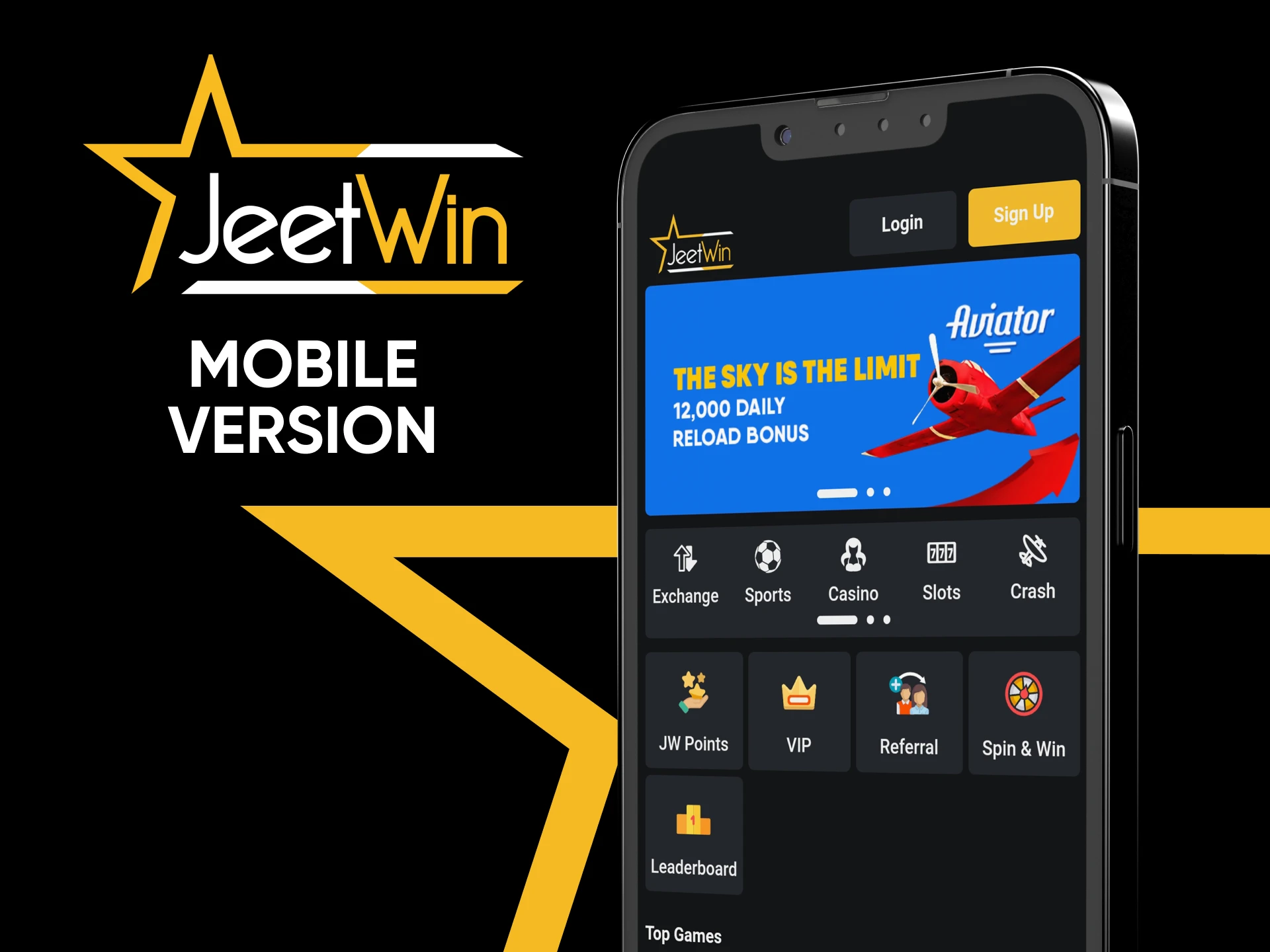 Visit the mobile version of the Jeetwin website.