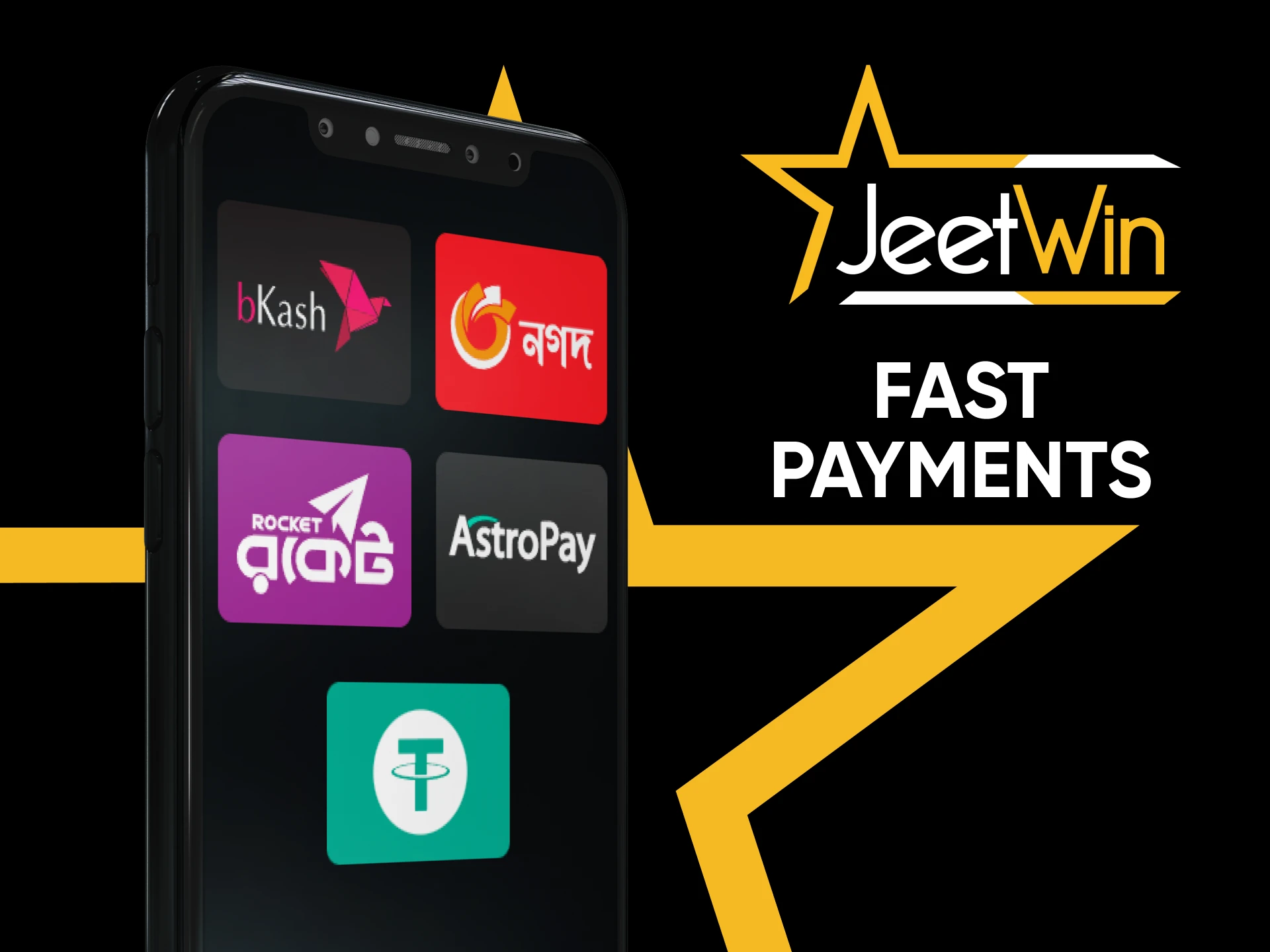 Jeetwin has a fast payout system.