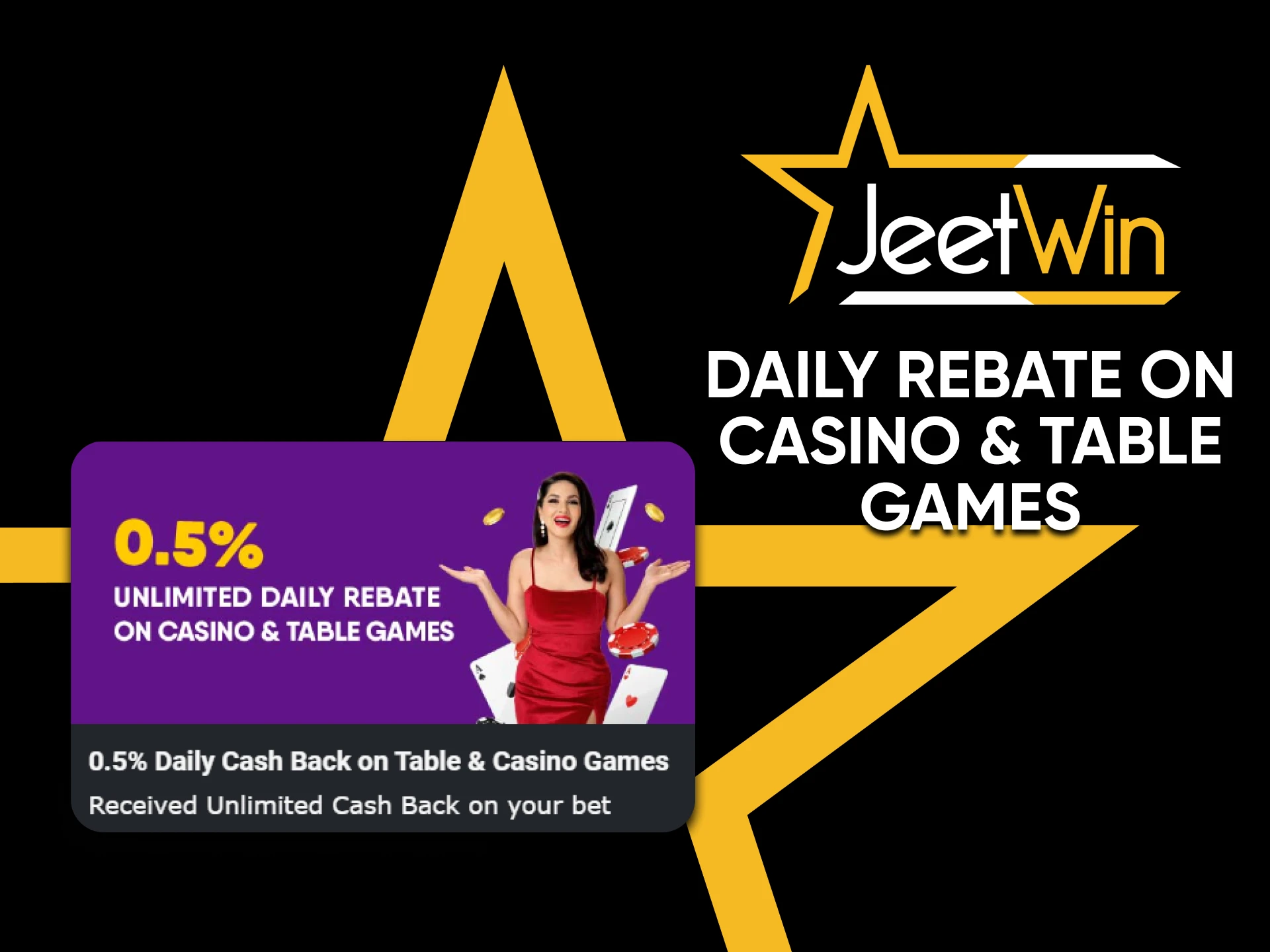 Get daily discount on casino from JeetWin.