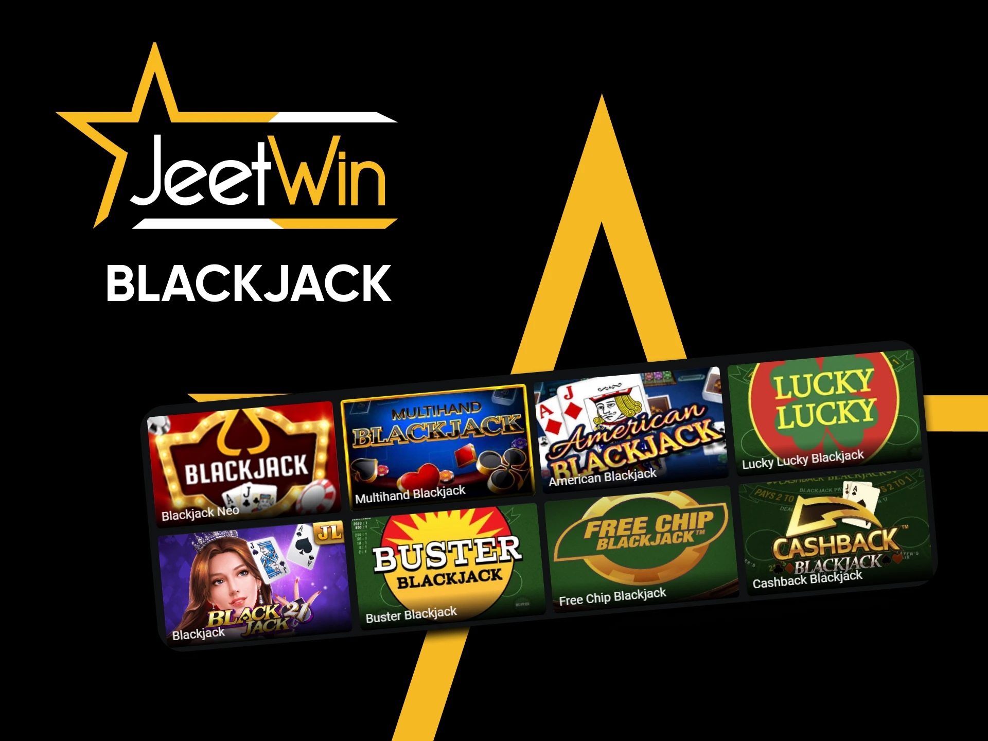 In the casino section of Jeetwin you can play Blackjack.